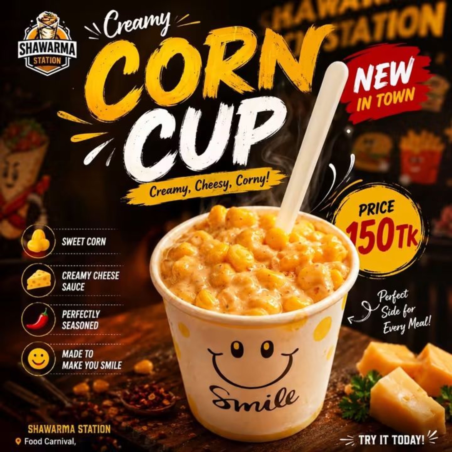 Creamy Corn Cup