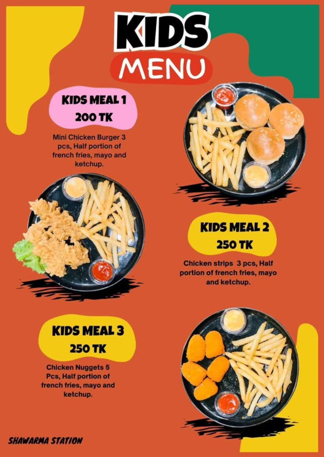 Kids Menu