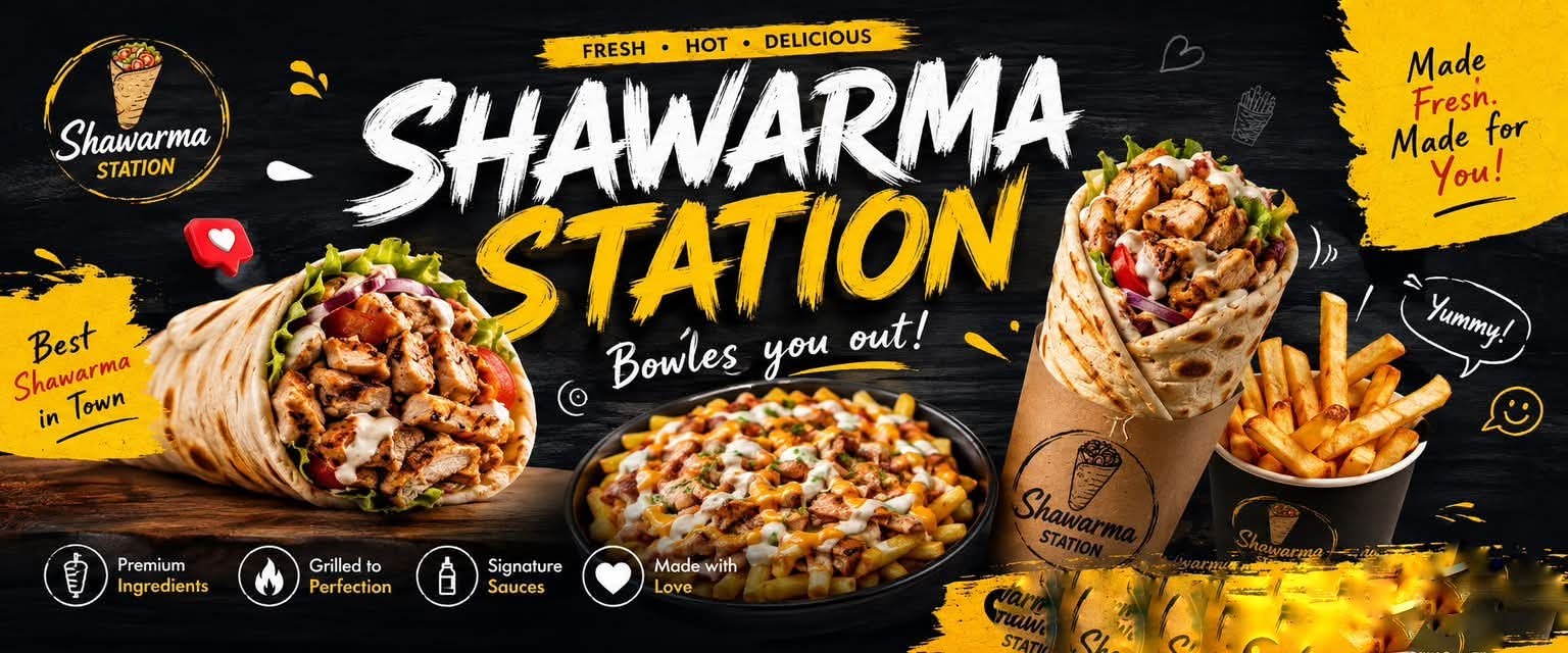 Shawarma Station food